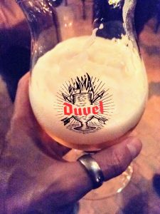 A Belgian beer