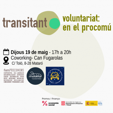 Sessió Transitant a Mataró. El treball voluntari en el procomú