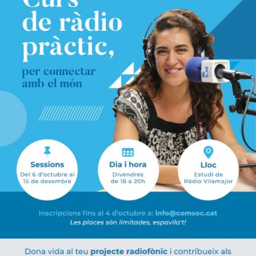 COMSOC llança la segona edició del curs de ràdio pràctica a Ràdio Vilamajor