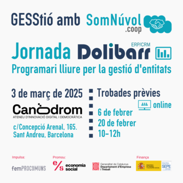 Jornada Dolibarr i trobades prèvies en el marc del projecte GESStió amb SomNúvol