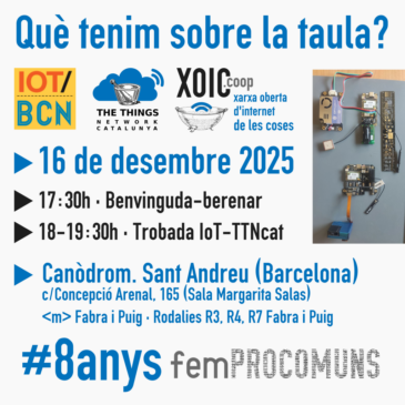 Trobada TTNcat i 8è aniversari de femProcomuns