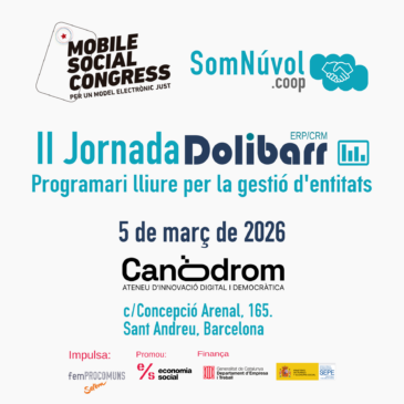 II Jornada Dolibarr amb SomNúvol. Programari lliure per la gestió d’entitats