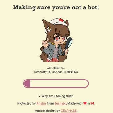 Implementem el filtre Anubis per protegir els webs de bots i scrapers